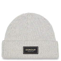 logo-patch beanie hat