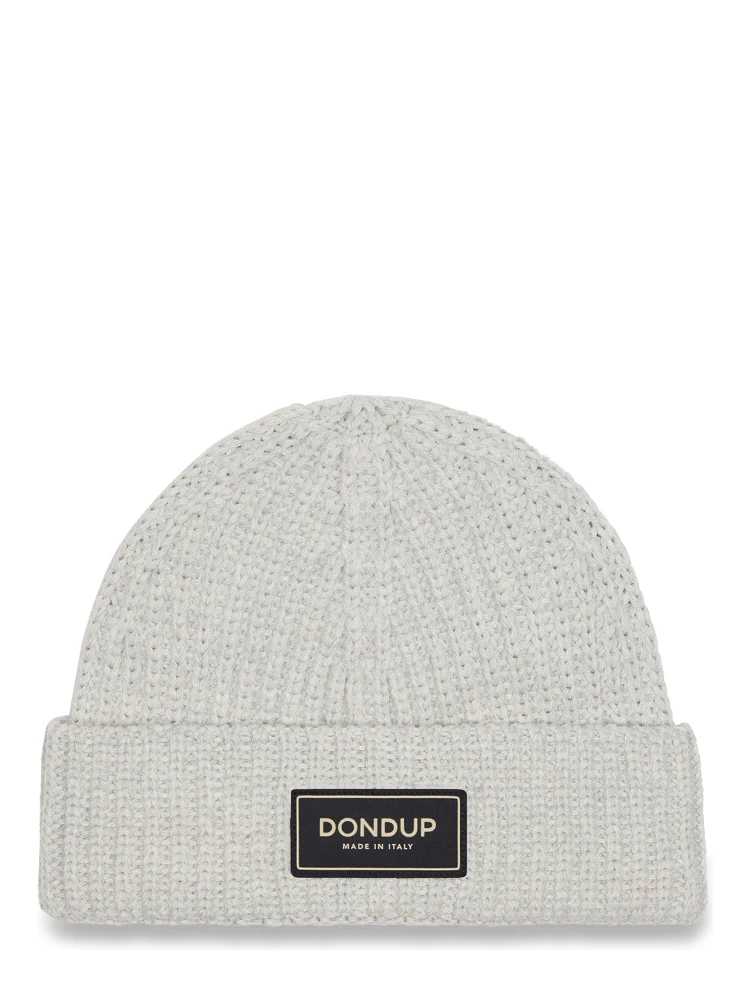 logo-patch beanie hat