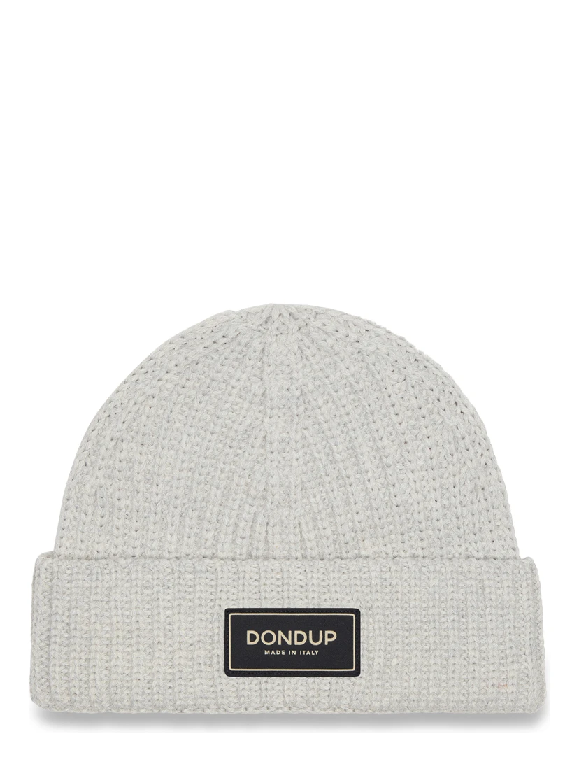 logo-patch beanie hat