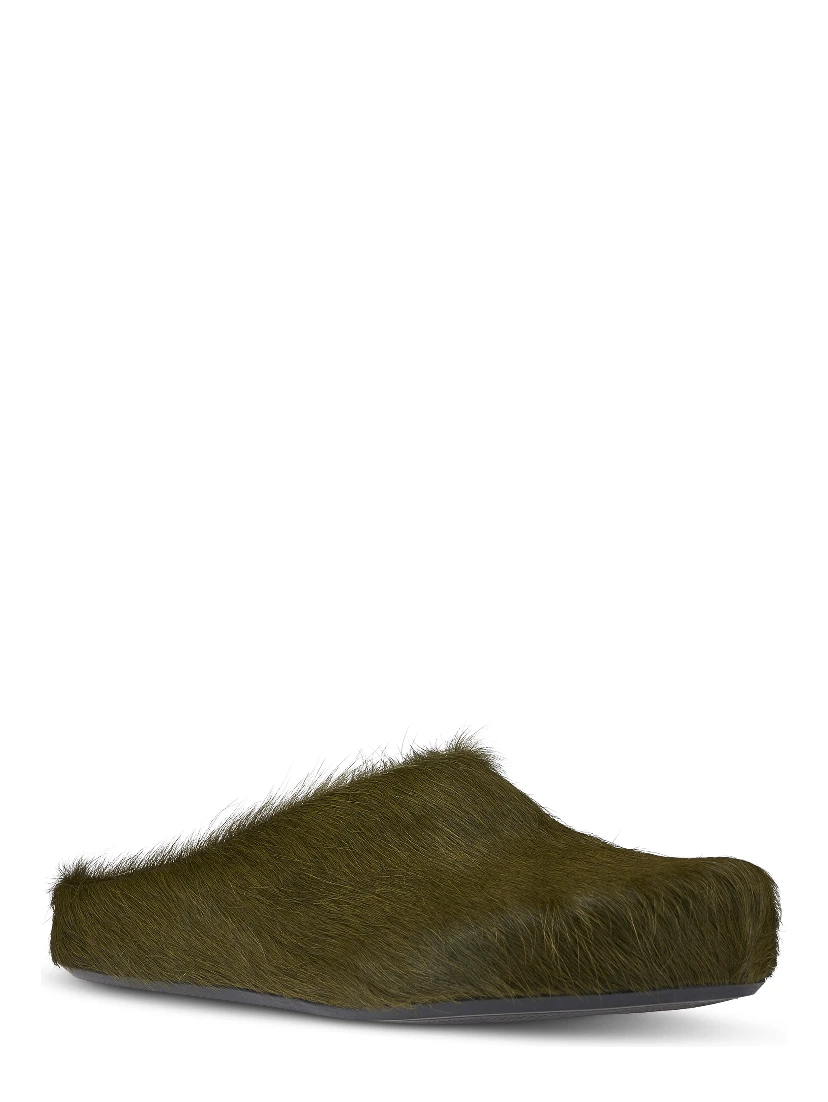 Fussbett Sabots calfhair mules