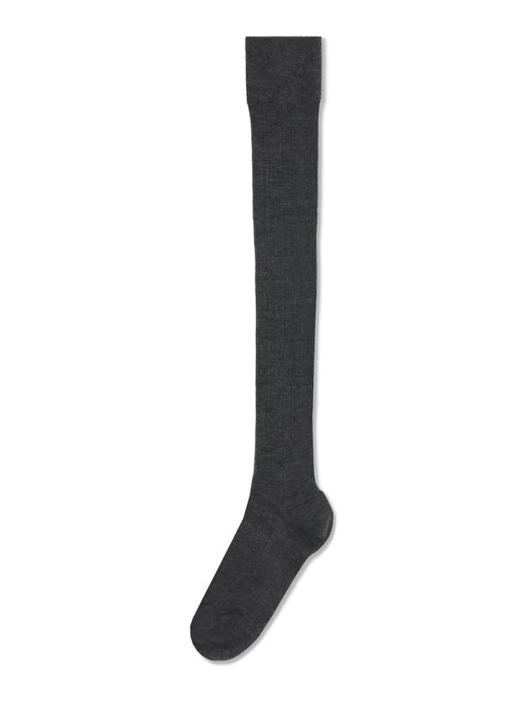 Gray Cashmere Socks