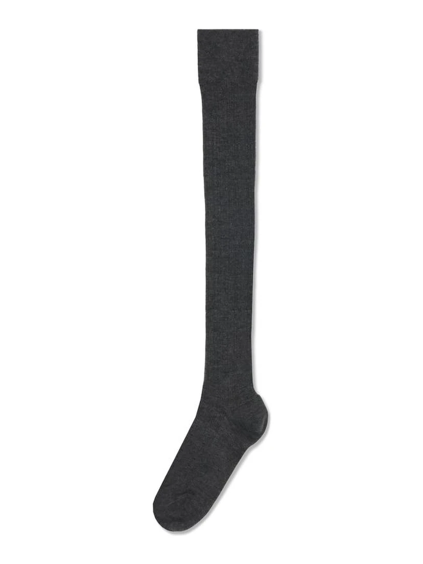 Gray Cashmere Socks