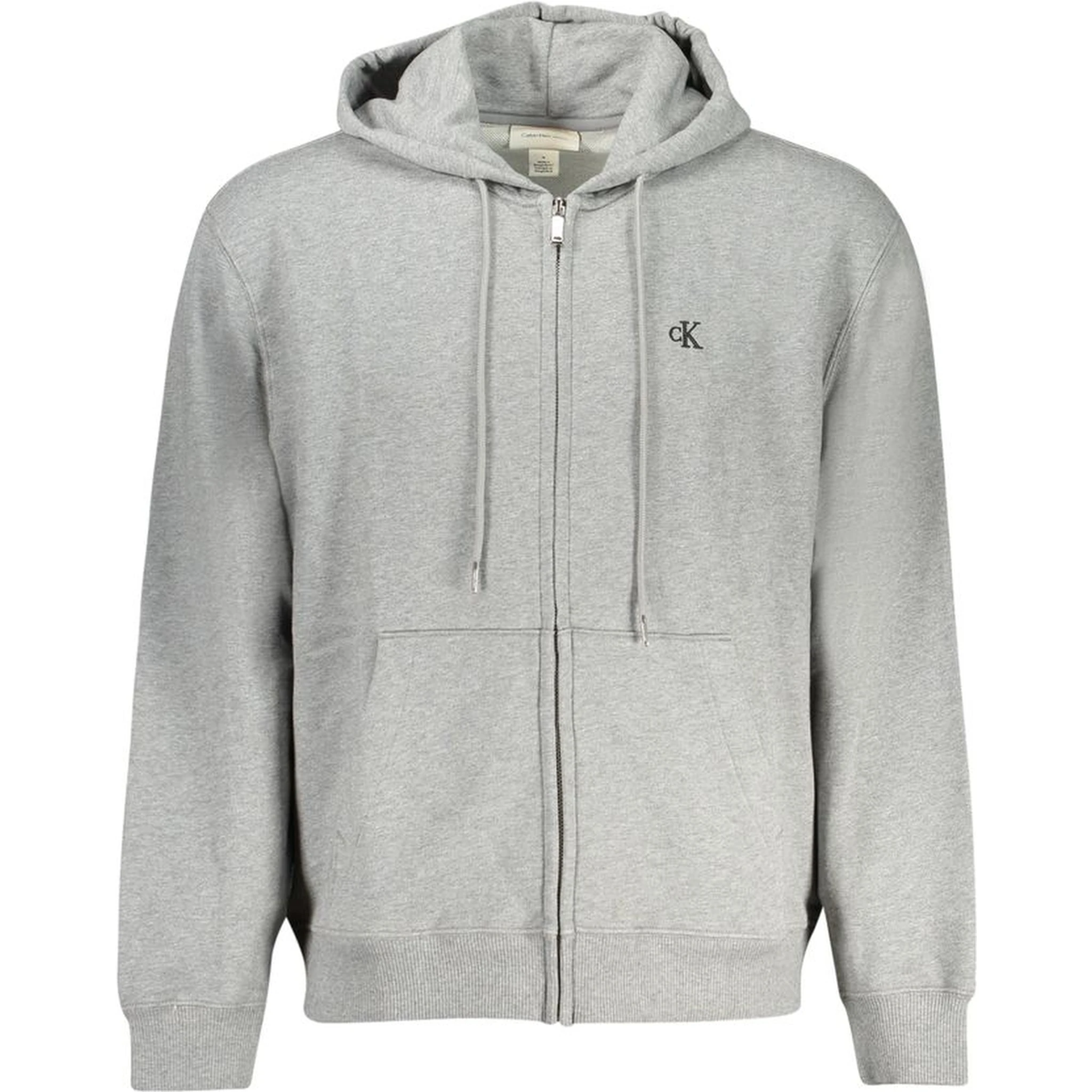 Gray Cotton Men Sweater