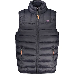 Black Poliammide Men's Vest
