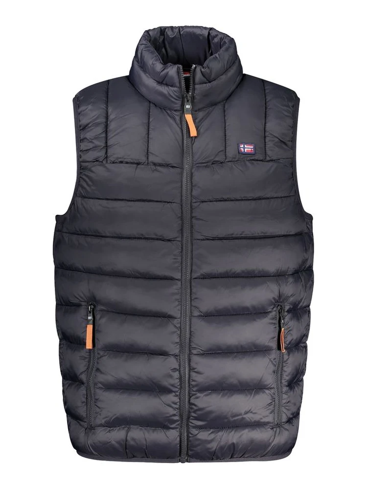 Black Poliammide Men's Vest