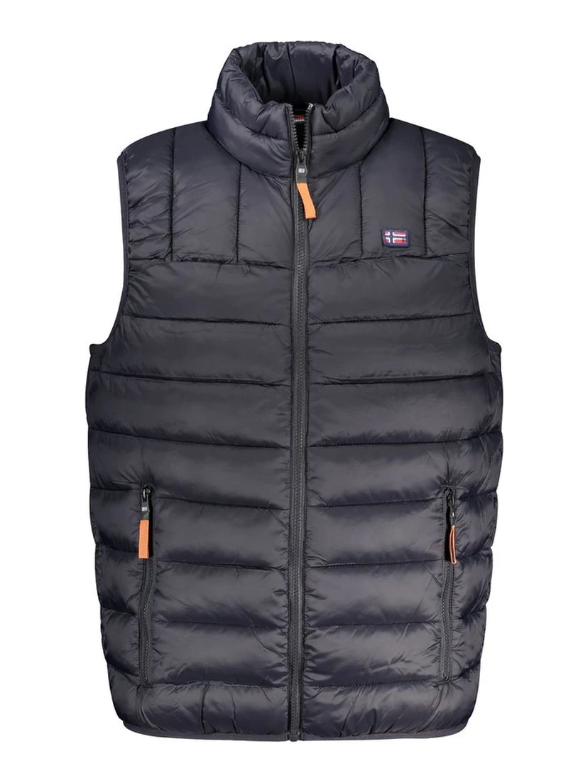 Black Poliammide Men's Vest