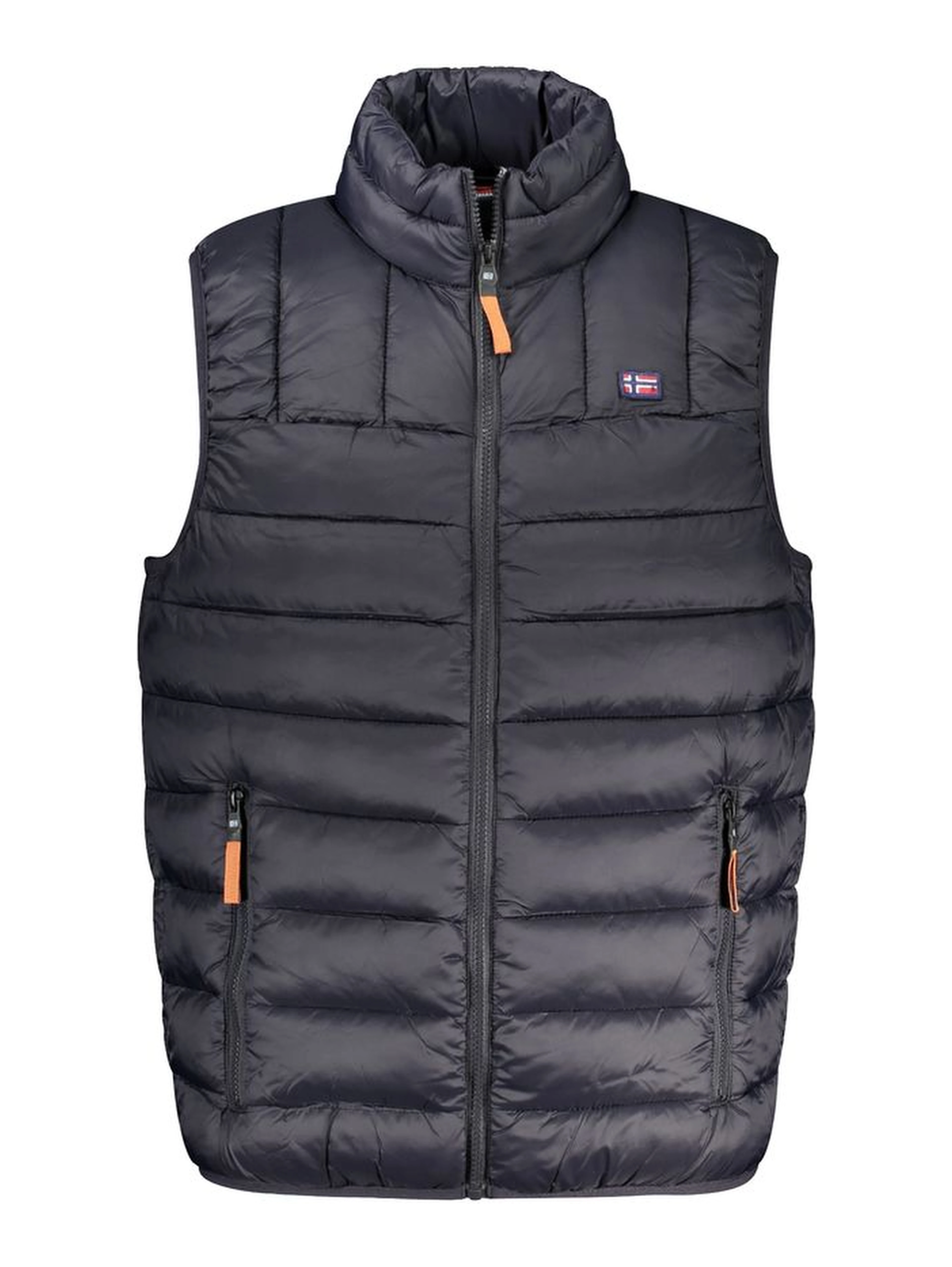 Black Poliammide Men's Vest