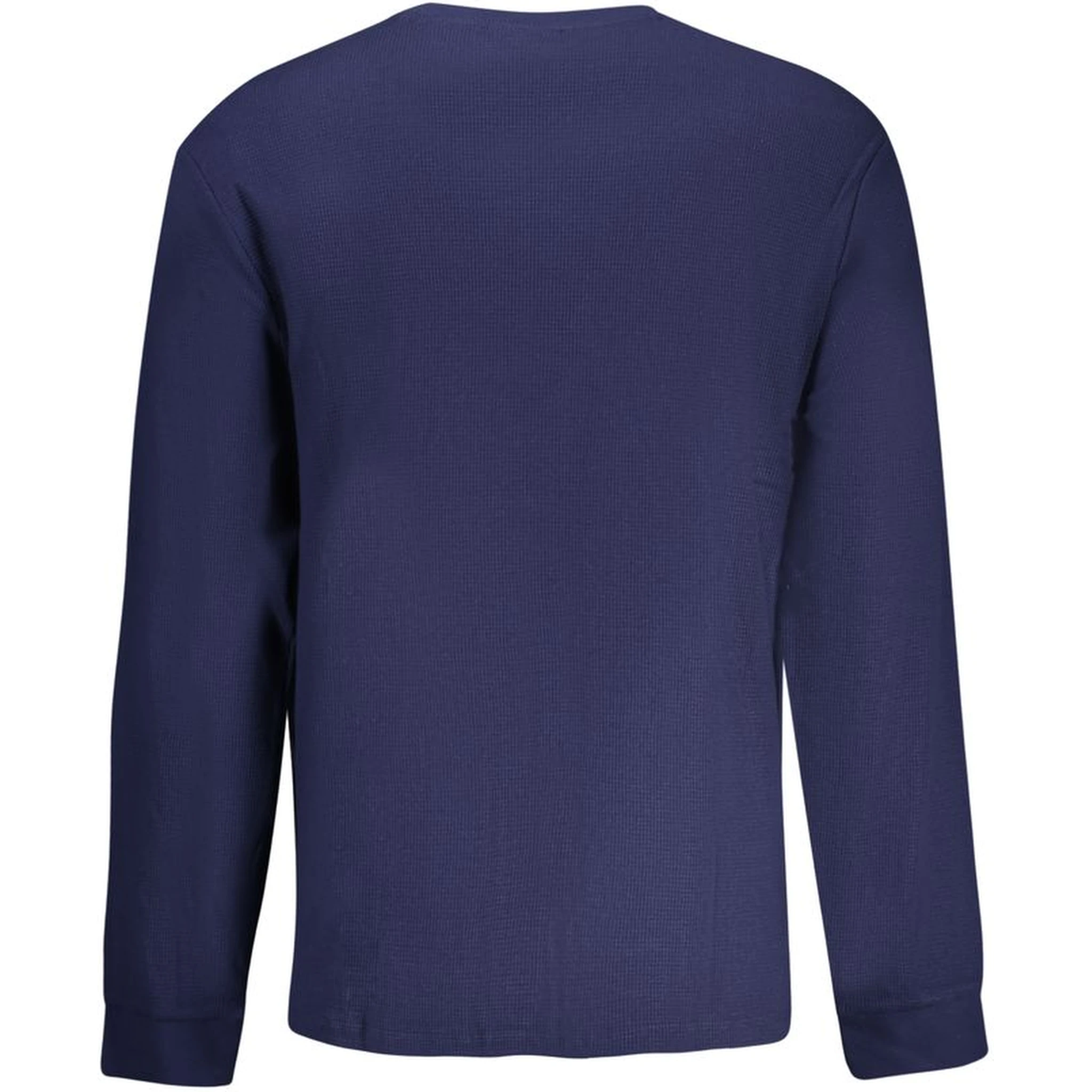 Blue Cotton Men Sweater