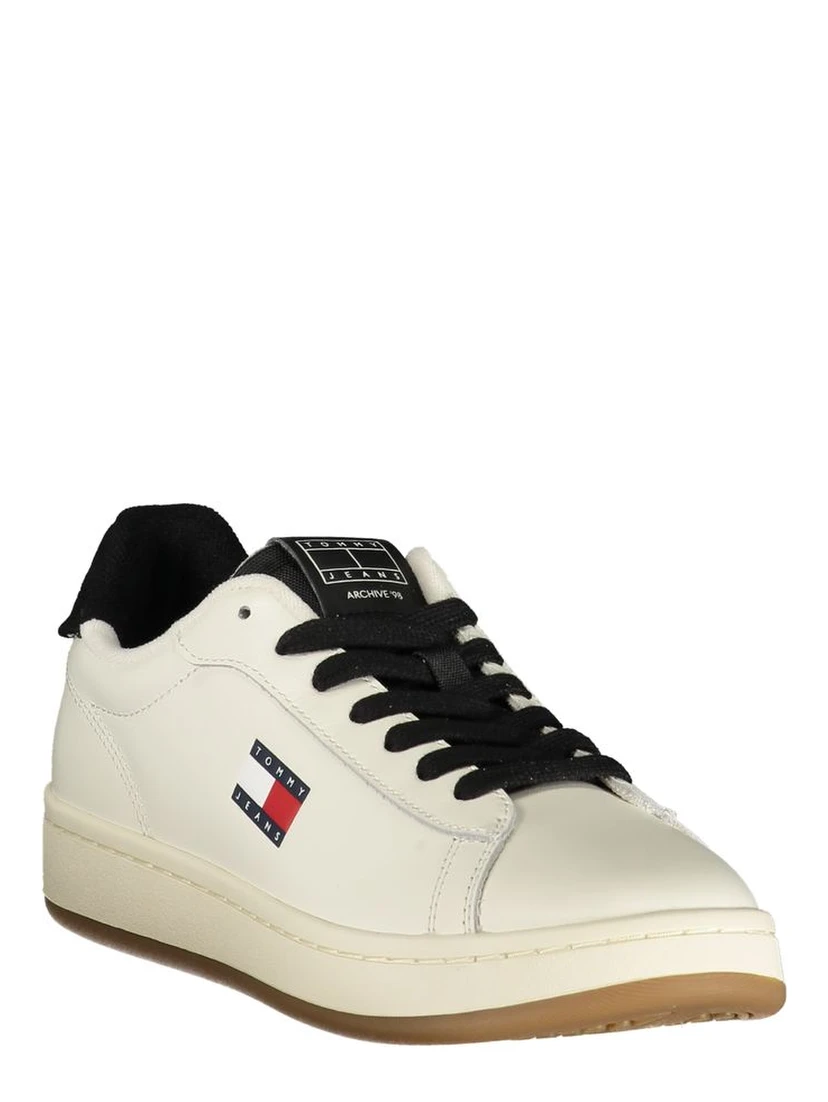 White Leather Women Sneaker