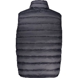 Black Poliammide Men's Vest