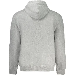 Gray Cotton Men Sweater