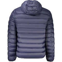 Blu Poliammide Men Jacket