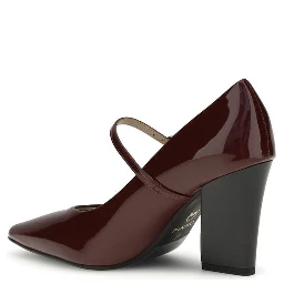 Bordeaux Calf Leather Bos Taurus High Heel Pumps