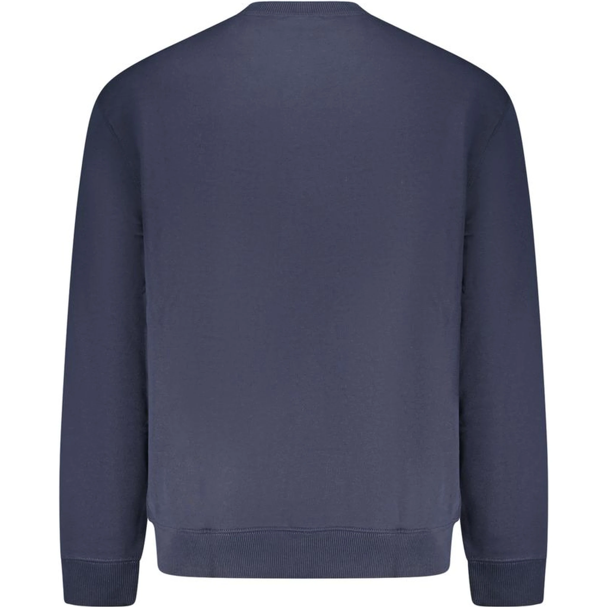 Blue Cotton Men Sweater