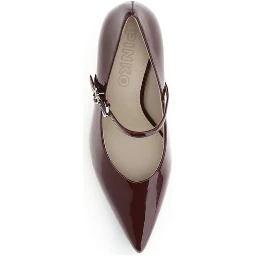 Bordeaux Calf Leather Bos Taurus High Heel Pumps