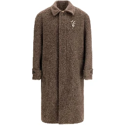 Brown Viscose Coat