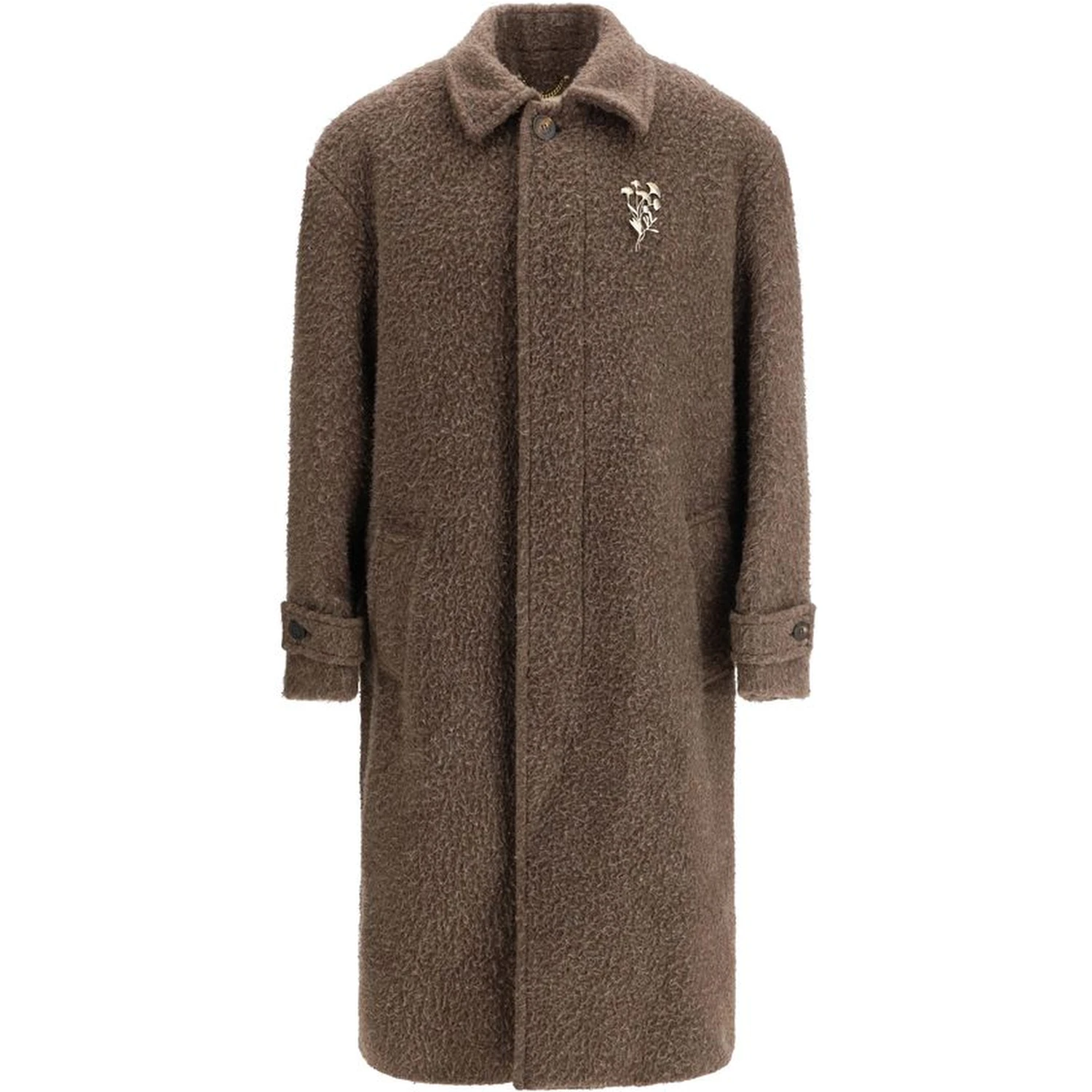 Brown Viscose Coat