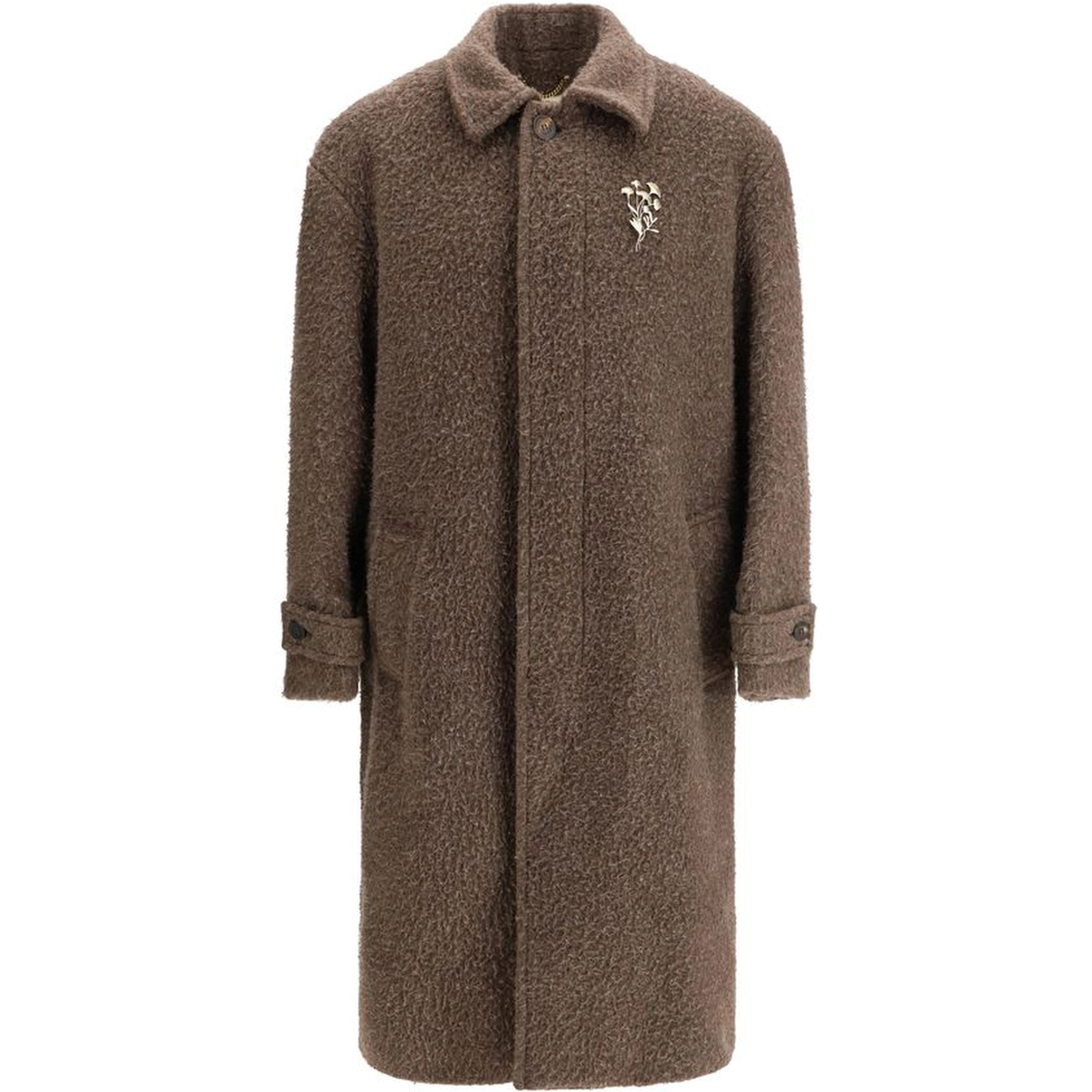 Brown Viscose Coat