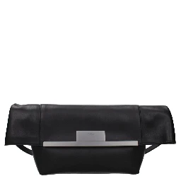 Black Leather Shoulder Bag