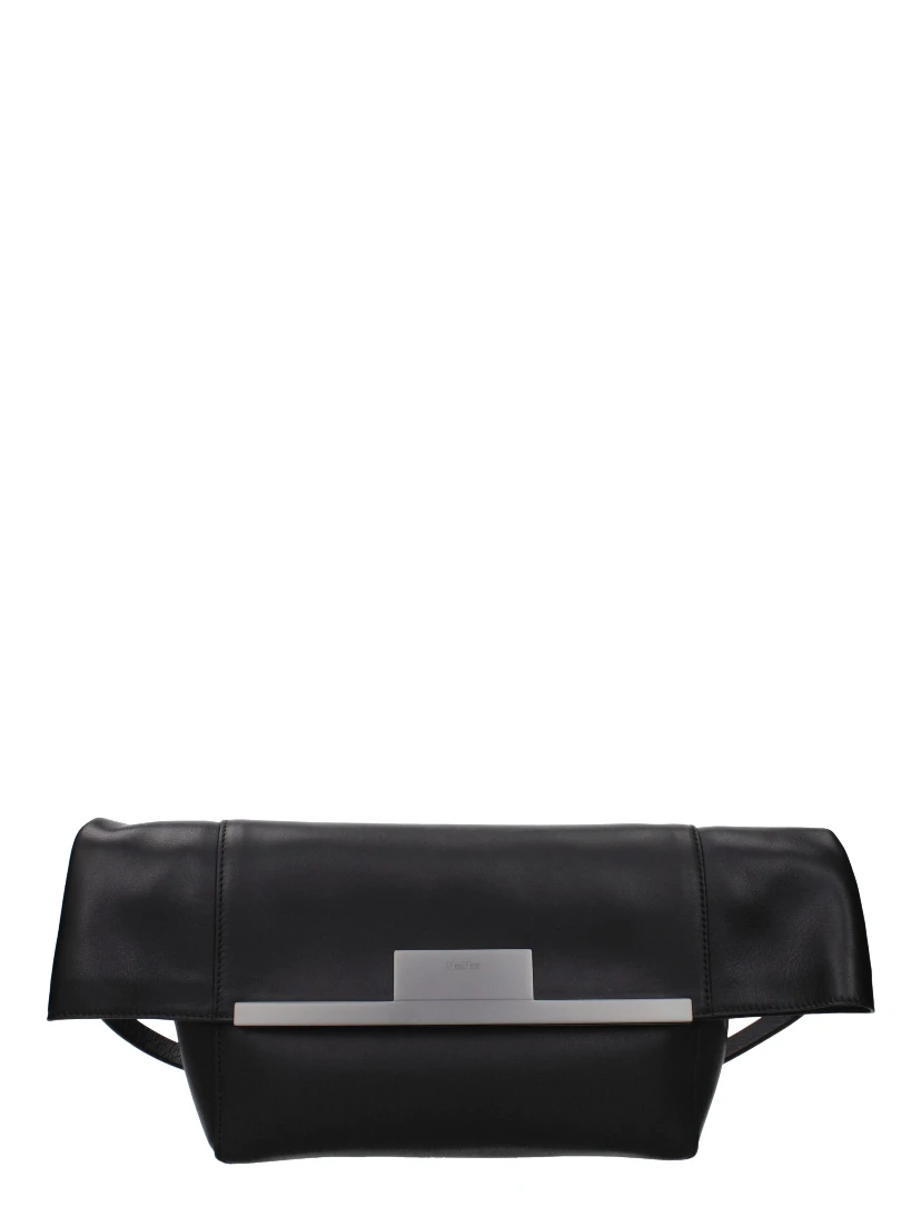 Black Leather Shoulder Bag