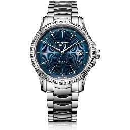 Gray Stainless Steel Dress Watch