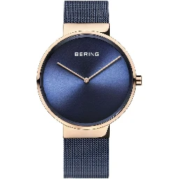 Navy Blue Stainless Steel Dress Watch