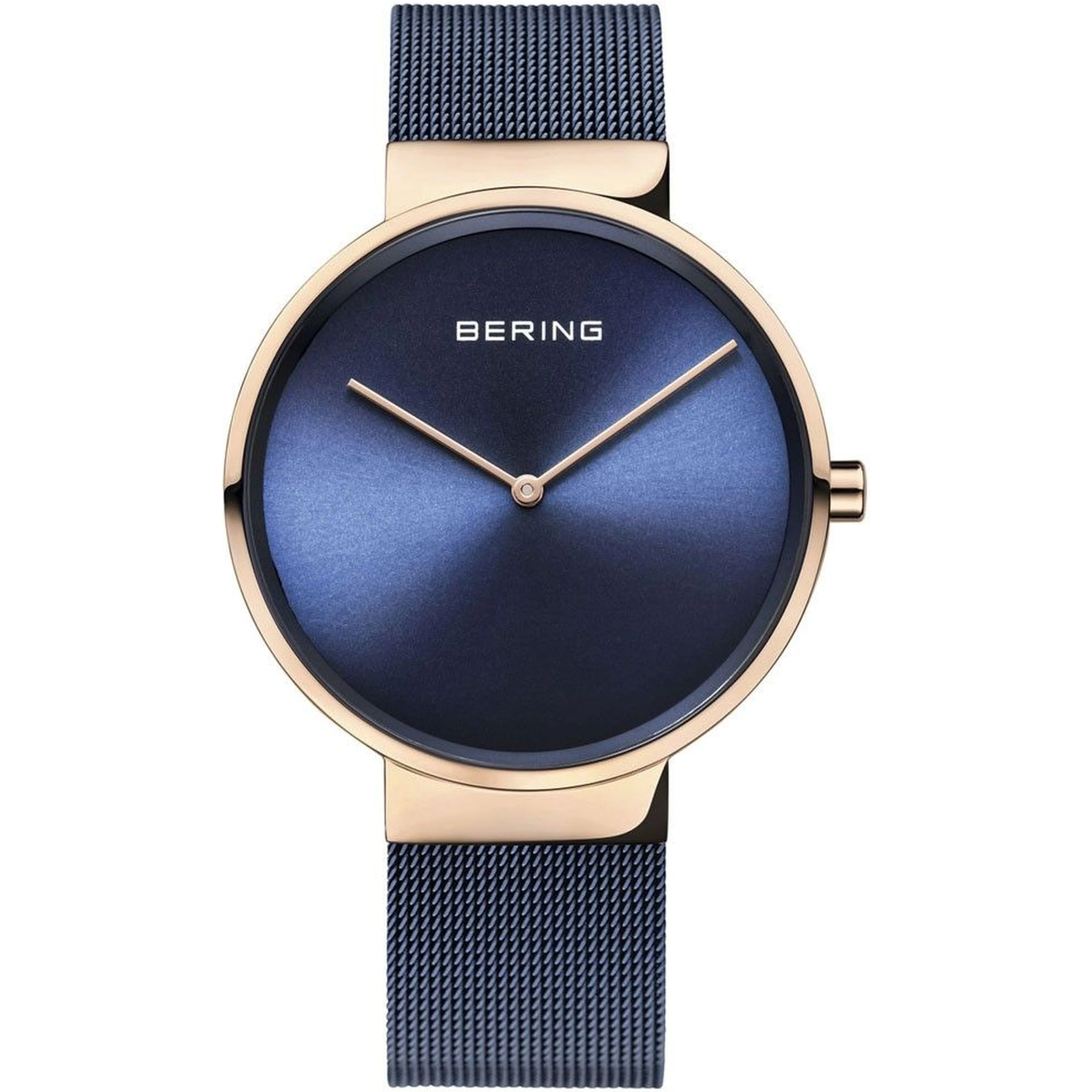 Navy Blue Stainless Steel Dress Watch