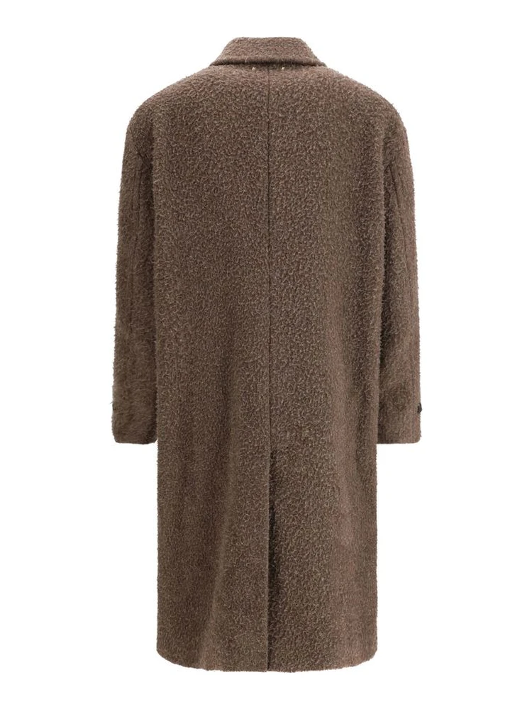 Brown Viscose Coat alternative
