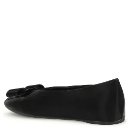 Black Calf Leather Bos Taurus Ballet Flats