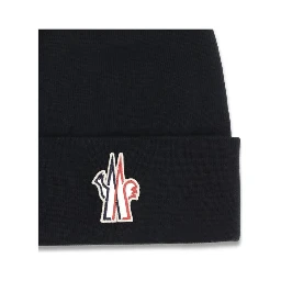 Black Fleece Wool Beanie