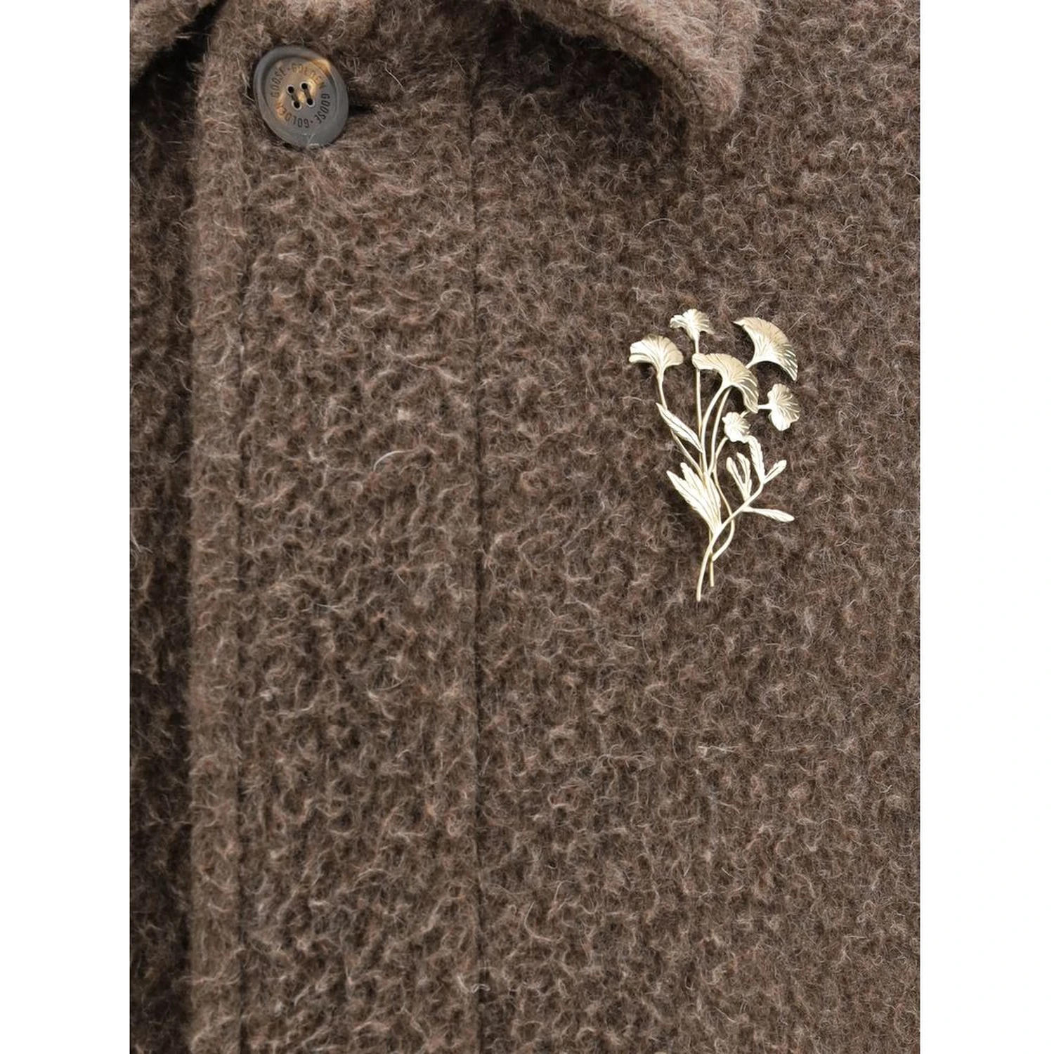 Brown Viscose Coat
