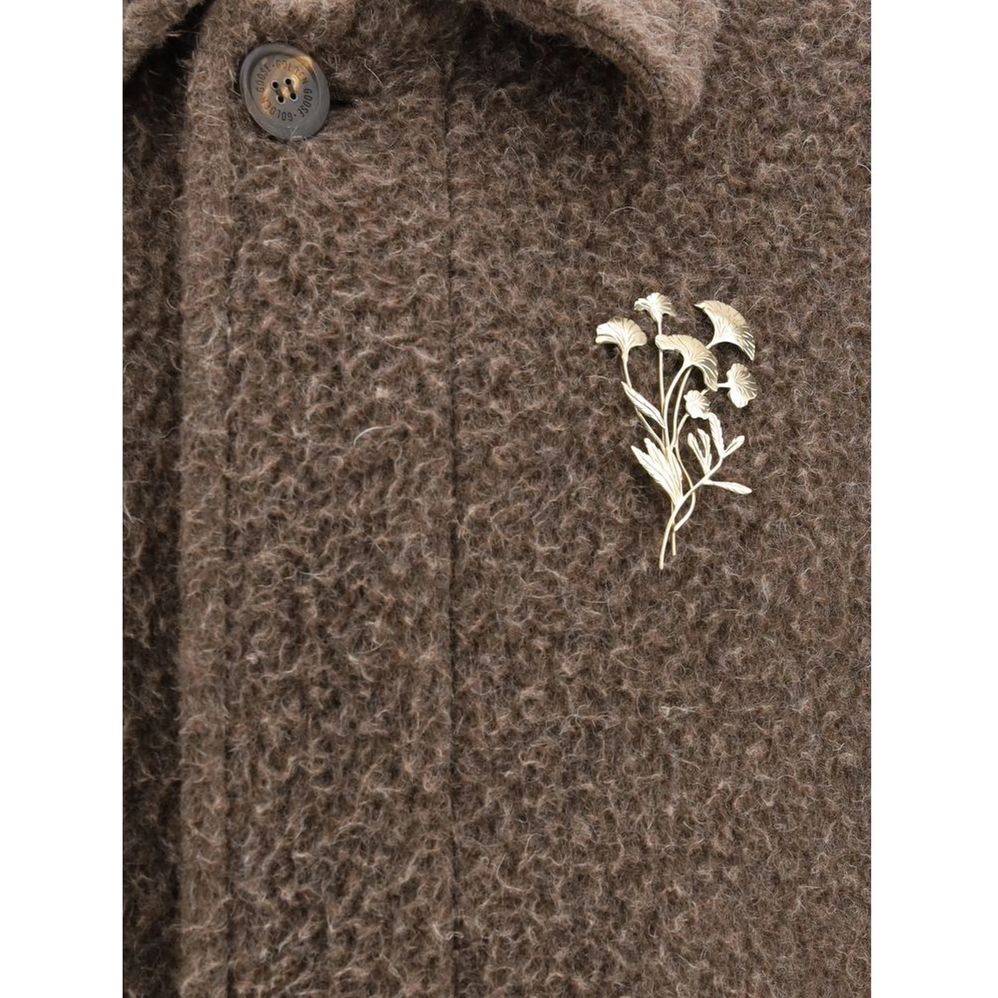 Brown Viscose Coat