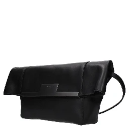 Black Leather Shoulder Bag