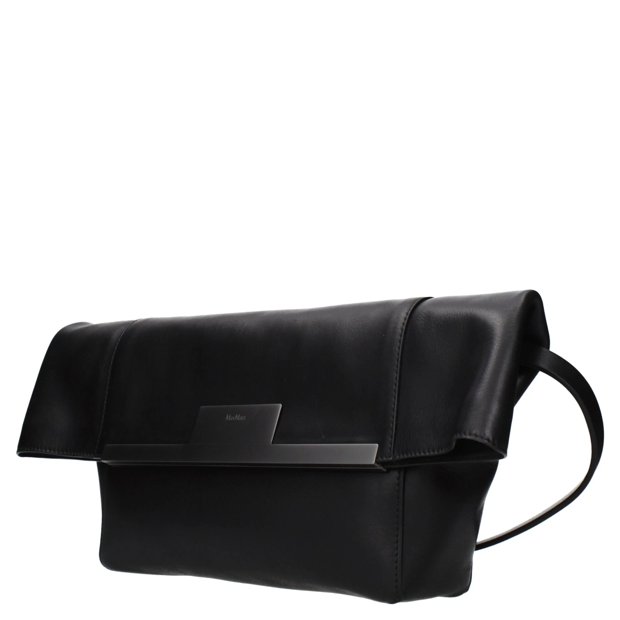 Black Leather Shoulder Bag