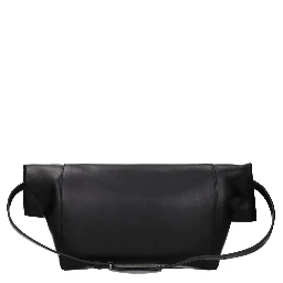 Black Leather Shoulder Bag