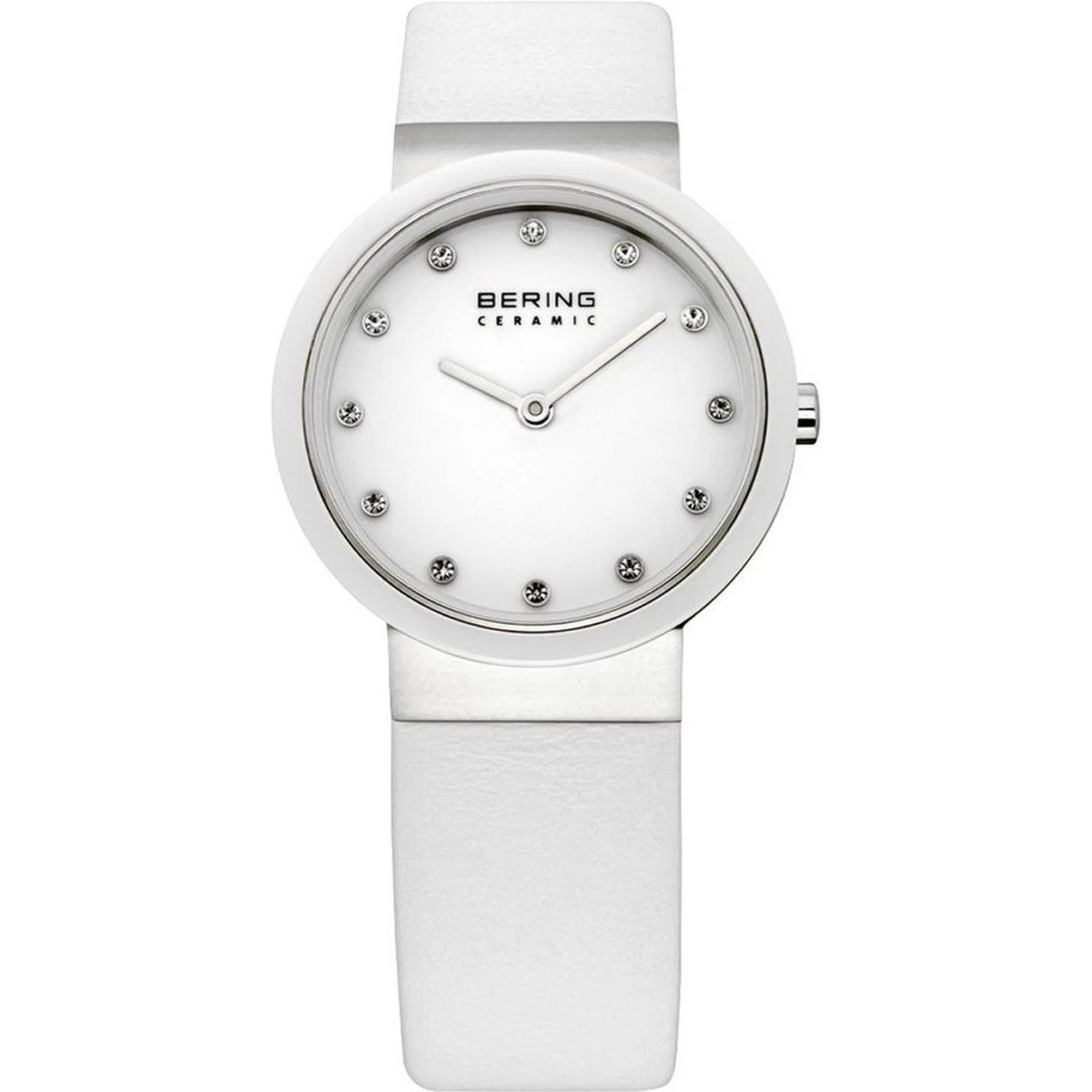 White Fur Dress Watch