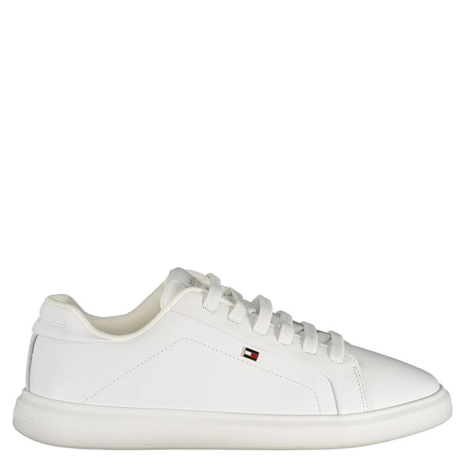 White Leather Women Sneaker