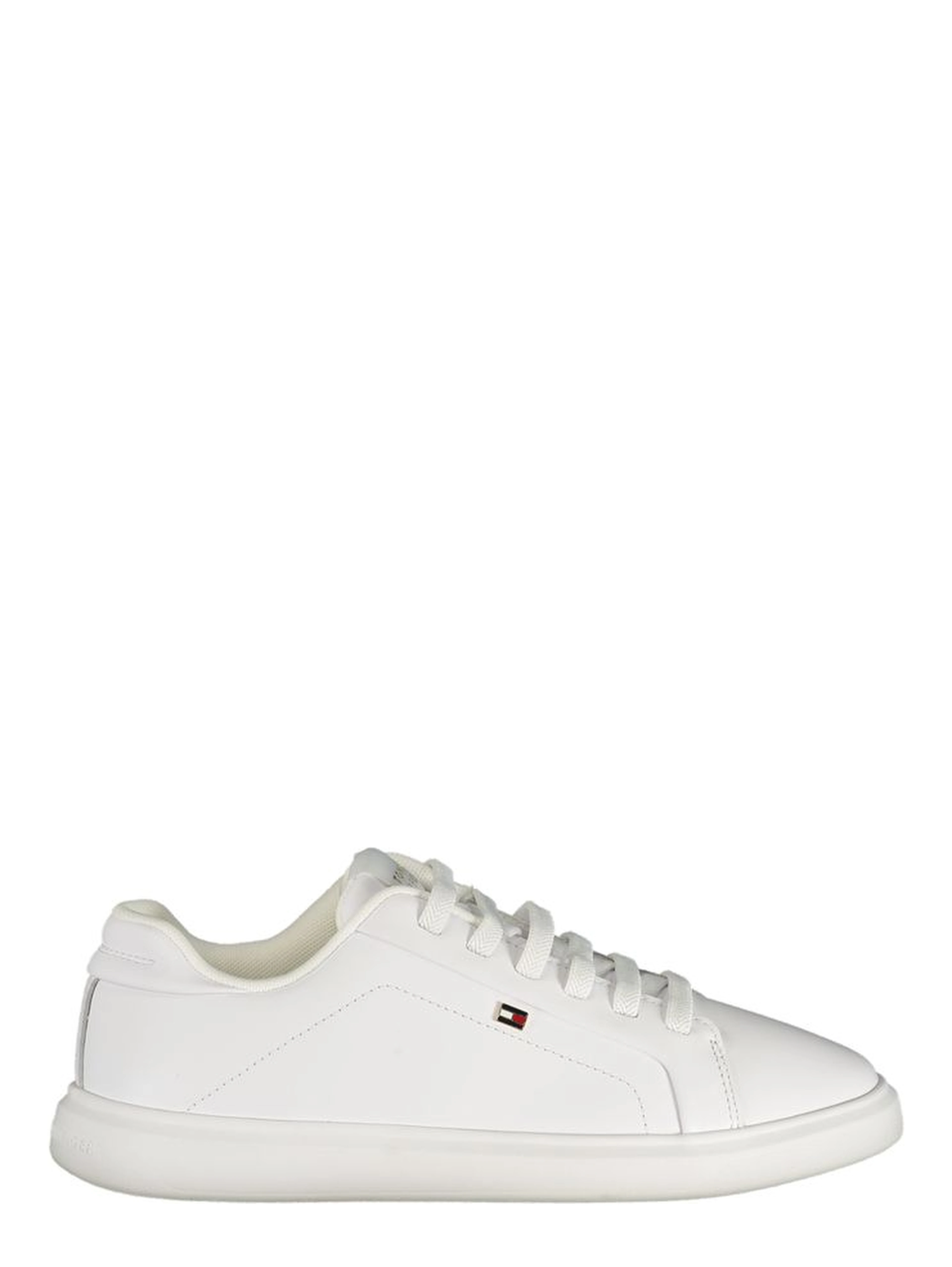 White Leather Women Sneaker