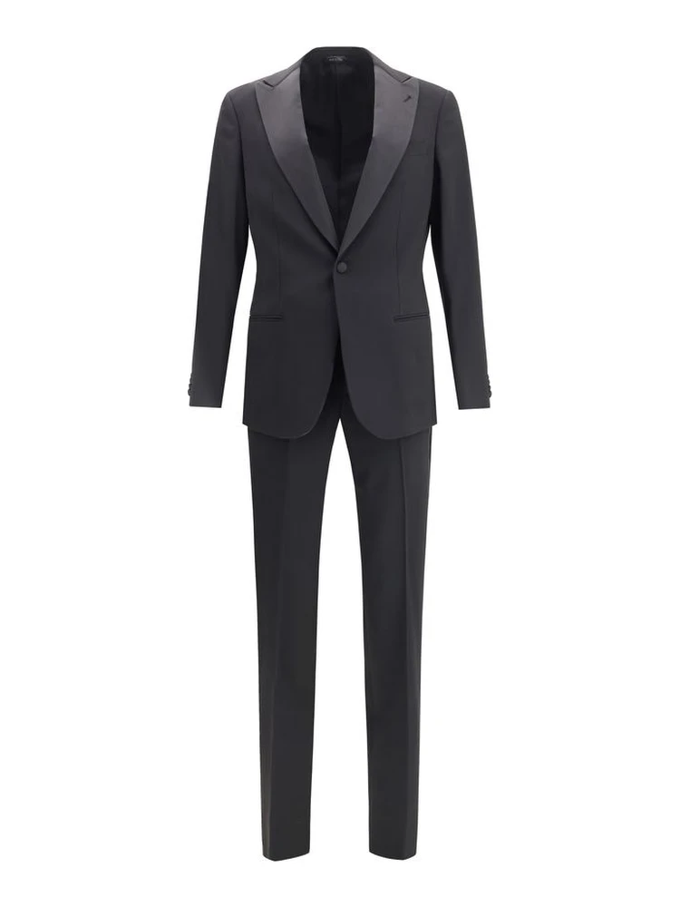 Black Fleece Wool Tuxedo