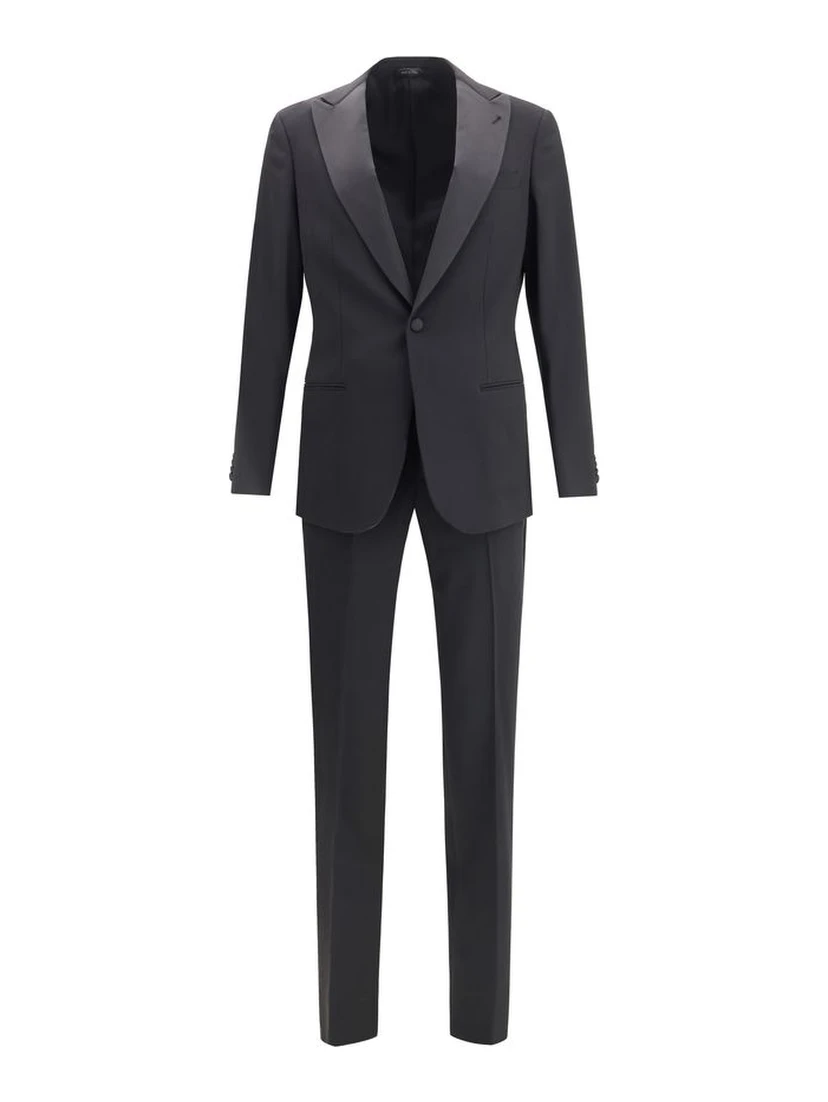 Black Fleece Wool Tuxedo