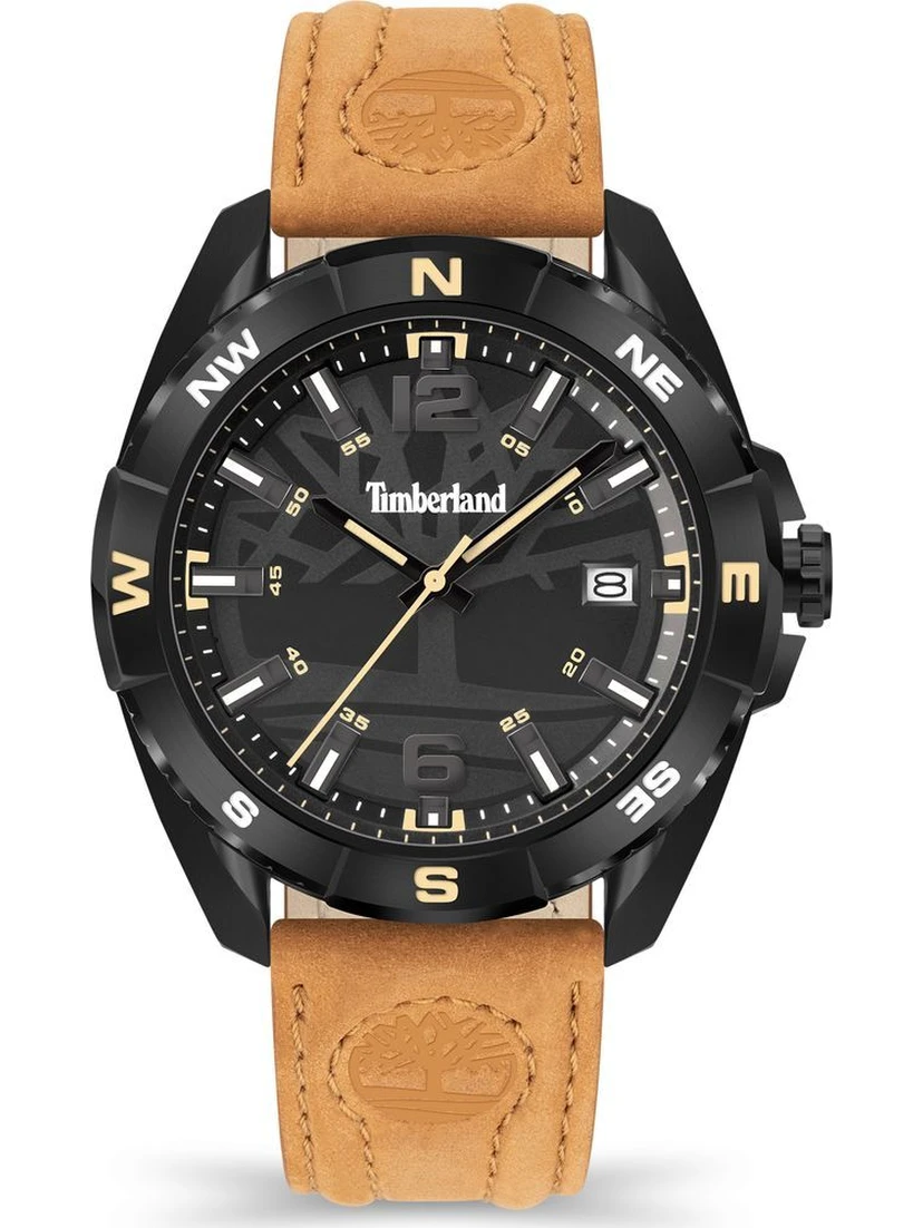 Brown Leather Dress Watch