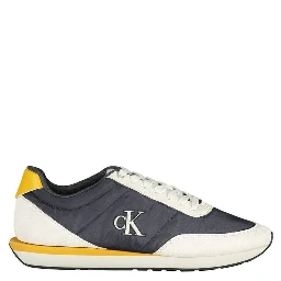 Blue Polyester Men Sneaker