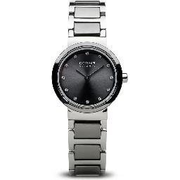 Silver Stainless Steel Dress Watch