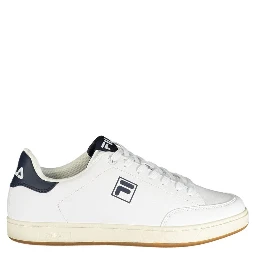 White Polyester Men Sneaker