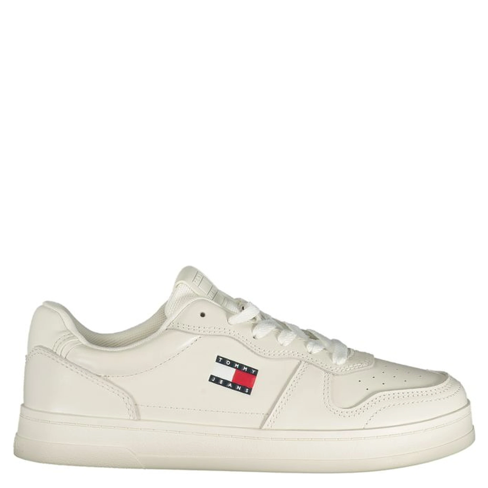 White Leather Women Sneaker