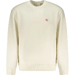 White Cotton Men Sweater