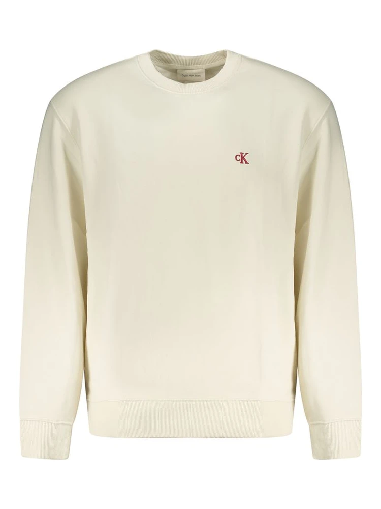 White Cotton Men Sweater