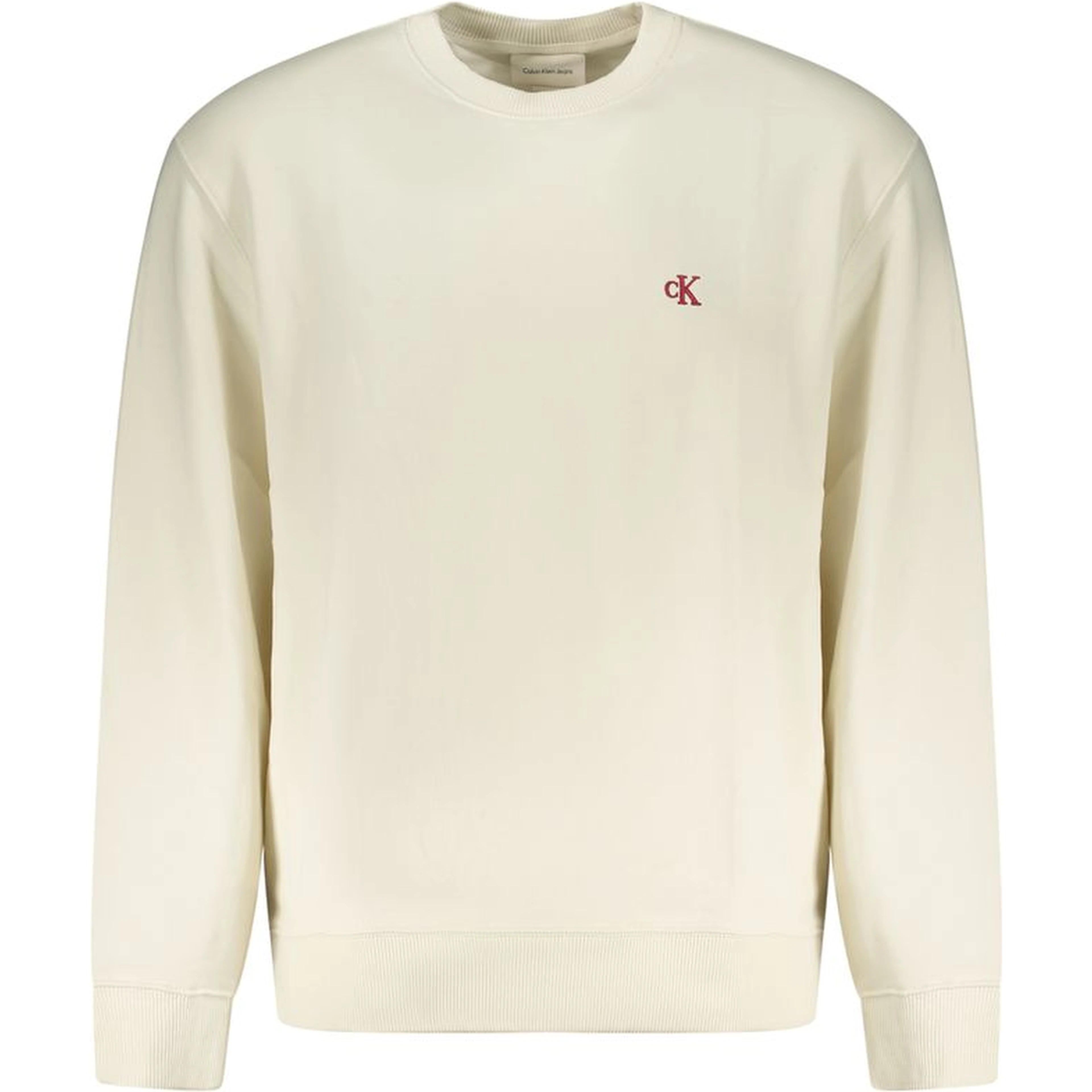 White Cotton Men Sweater