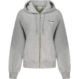 Gray Cotton Women Sweater