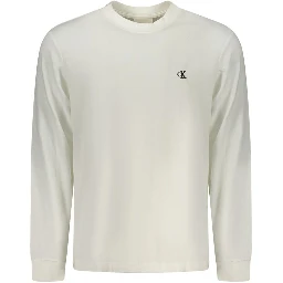 White Cotton Men T-Shirt